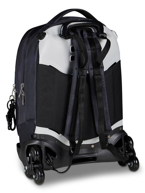 SHADOWS OF COLOR Backpack with trolley neutral gray - Backpack trolleys