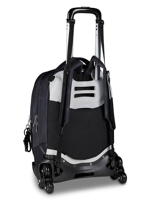 SHADOWS OF COLOR Backpack with trolley neutral gray - Backpack trolleys