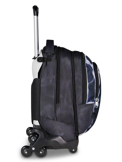 SHADOWS OF COLOR Backpack with trolley neutral gray - Backpack trolleys
