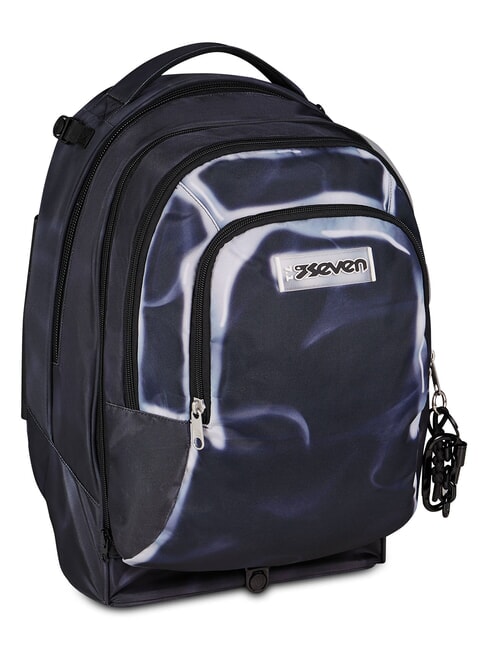 SHADOWS OF COLOR Backpack with trolley neutral gray - Backpack trolleys