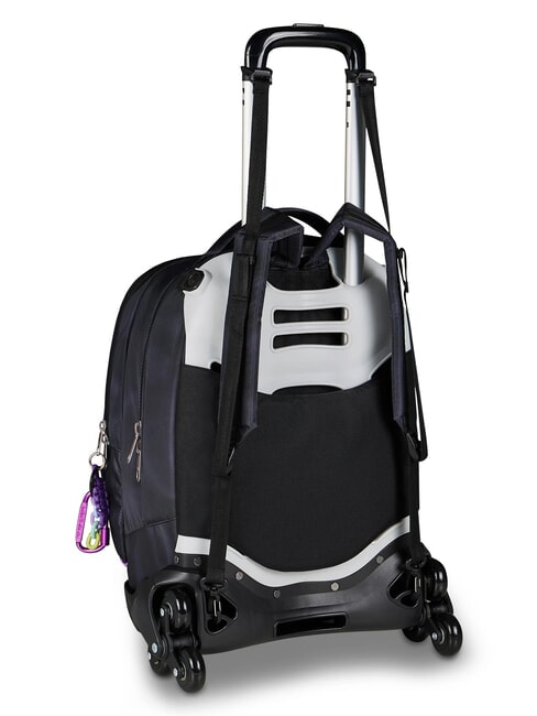 SHADOWS OF COLOR Backpack with trolley light purple - Backpack trolleys
