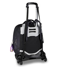 SEVEN SHADOWS OF COLOR Backpack with trolley light purple - Backpack trolleys - 4