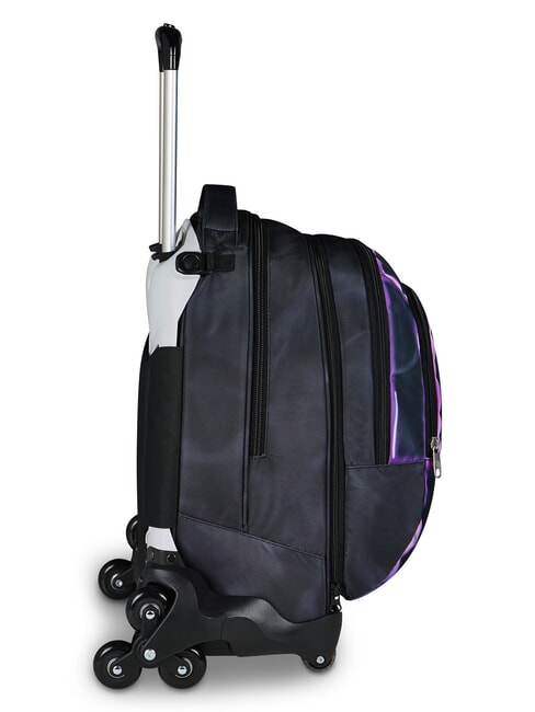 SHADOWS OF COLOR Backpack with trolley light purple - Backpack trolleys