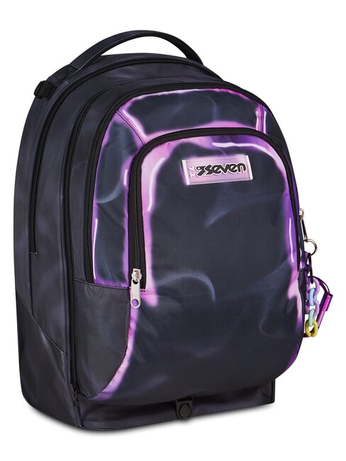 SHADOWS OF COLOR Backpack with trolley light purple - Backpack trolleys