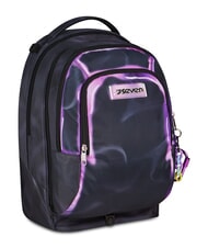 SEVEN SHADOWS OF COLOR Backpack with trolley light purple - Backpack trolleys - 7