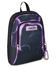 SEVEN SHADOWS OF COLOR Backpack with trolley light purple - Backpack trolleys - 8