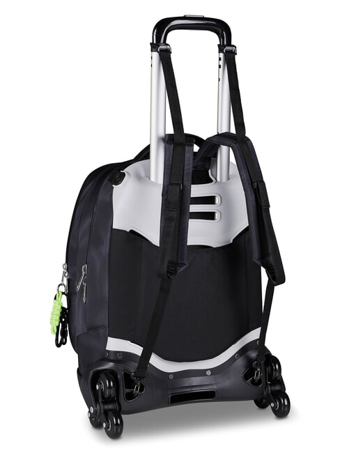 SHADOWS OF COLOR Backpack with trolley yellow - Backpack trolleys