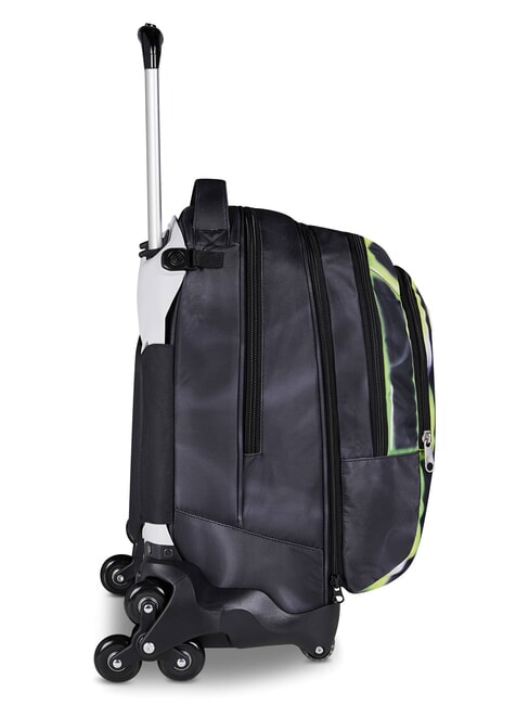 SHADOWS OF COLOR Backpack with trolley yellow - Backpack trolleys