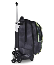 SEVEN SHADOWS OF COLOR Backpack with trolley yellow - Backpack trolleys - 6