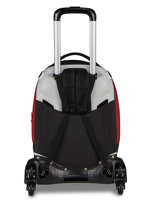 LUPETTO SCHOOL Triple Wheel Trolley Backpack rome red - Backpack trolleys
