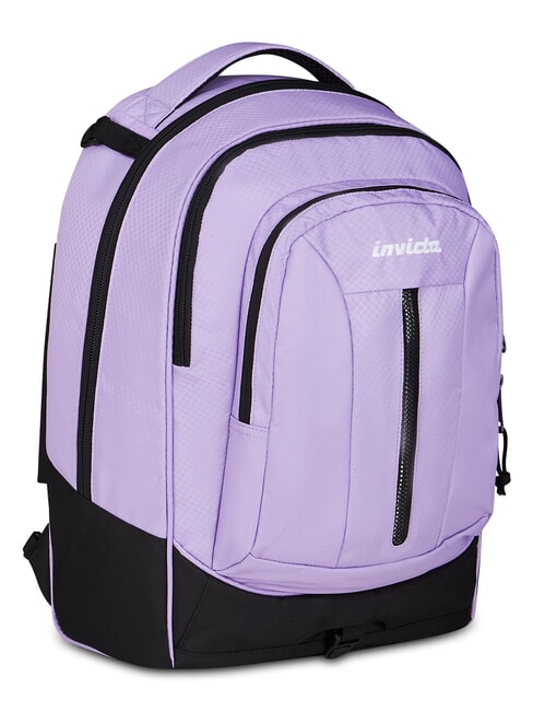 PLUS GRS LED 14" laptop trolley backpack lilac - Backpack trolleys