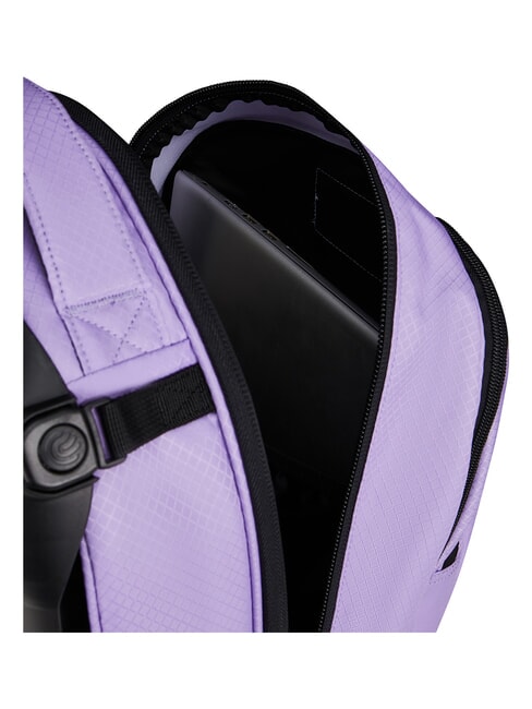 PLUS GRS LED 14" laptop trolley backpack lilac - Backpack trolleys