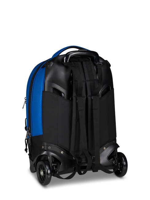 PLUS GRS LED 14" laptop trolley backpack blue whales - Backpack trolleys