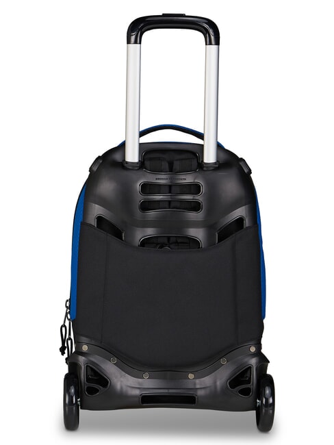 PLUS GRS LED 14" laptop trolley backpack blue whales - Backpack trolleys