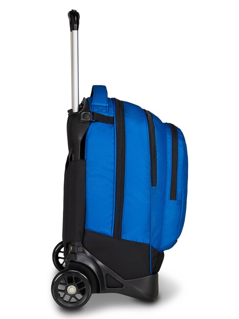 PLUS GRS LED 14" laptop trolley backpack blue whales - Backpack trolleys