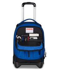 INVICTA PLUS GRS LED 14" laptop trolley backpack blue whales - Backpack trolleys - 6