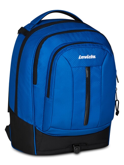 PLUS GRS LED 14" laptop trolley backpack blue whales - Backpack trolleys