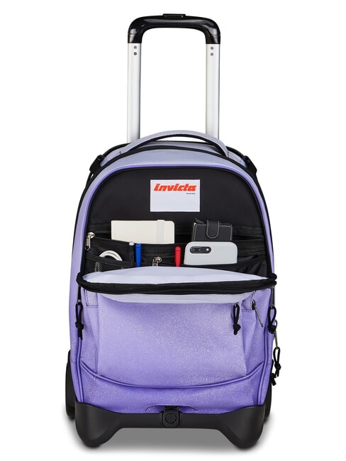 FANTASY 2-wheel detachable trolley backpack dahliapurple - Backpack trolleys