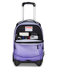 INVICTA FANTASY 2-wheel detachable trolley backpack dahliapurple - Backpack trolleys - 5