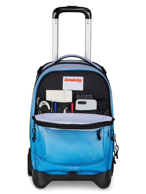 FANTASY 2-wheel detachable trolley backpack methyl blue - Backpack trolleys