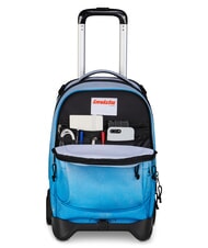 INVICTA FANTASY 2-wheel detachable trolley backpack methyl blue - Backpack trolleys - 6