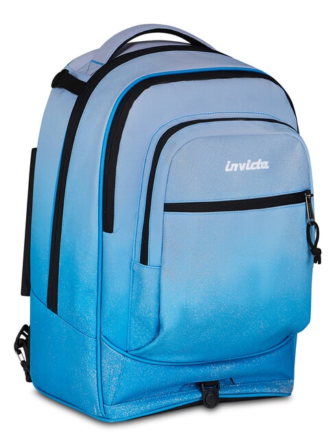 FANTASY 2-wheel detachable trolley backpack methyl blue - Backpack trolleys