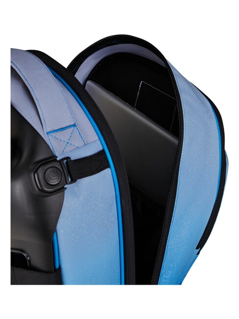 FANTASY 2-wheel detachable trolley backpack methyl blue - Backpack trolleys