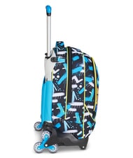 SJGANG METAL DRAGON BOY Trolley backpack, detachable bluebell turquoise - Backpack trolleys - 5