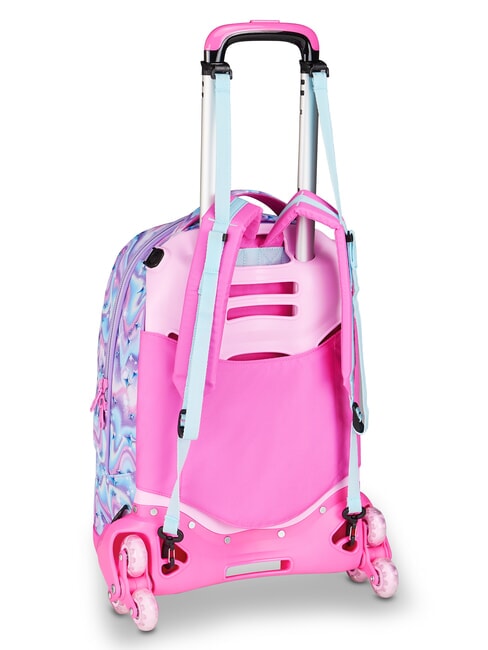 GLOW LED UNICORN GIRL 3 in 1 Trolley Backpack soft lilac - Backpack trolleys