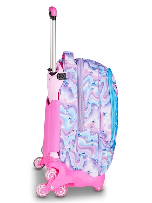GLOW LED UNICORN GIRL 3 in 1 Trolley Backpack soft lilac - Backpack trolleys