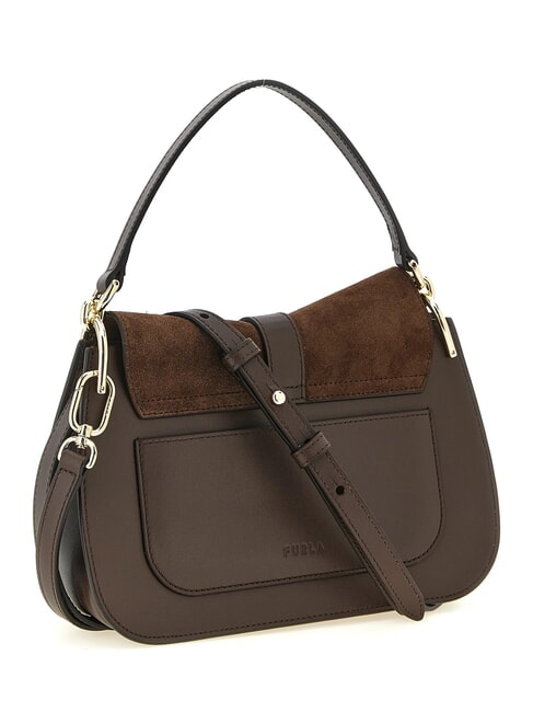 FLOW Handbag, with shoulder strap chocolate tones - Women&rsquo;s Bags