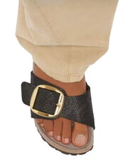 BIRKENSTOCK MADRID BIG BUCKLE Single strap sandals pythonblack - Women&rsquo;s shoes - 5