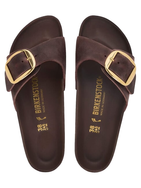 MADRID BIG BUCKLE HEX Leather sandals habana - Women&rsquo;s shoes