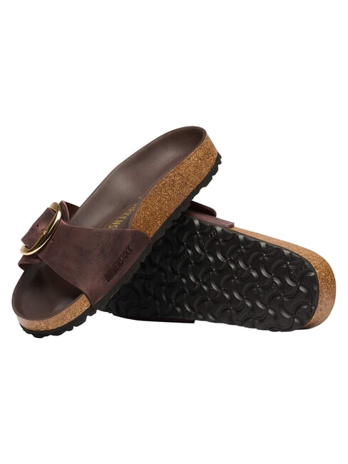 MADRID BIG BUCKLE HEX Leather sandals habana - Women&rsquo;s shoes
