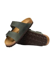 BIRKENSTOCK ARIZONA Oiled leather sandals thyme - Men&rsquo;s shoes - 4