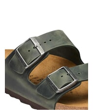 BIRKENSTOCK ARIZONA Oiled leather sandals thyme - Men&rsquo;s shoes - 5