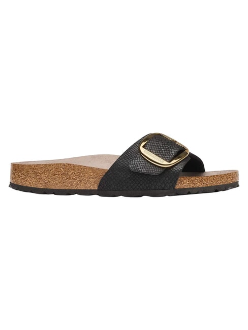 MADRID BIG BUCKLE Single strap sandals pythonblack - Women&rsquo;s shoes