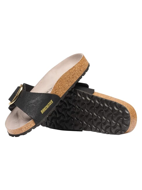 MADRID BIG BUCKLE Single strap sandals pythonblack - Women&rsquo;s shoes