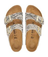 BIRKENSTOCK ARIZONA Leather sandals snake oyster - Women&rsquo;s shoes - 3