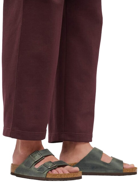 ARIZONA Oiled leather sandals thyme - Men&rsquo;s shoes