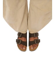 BIRKENSTOCK ARIZONA WB Leather sandals mocca - Men&rsquo;s shoes - 6