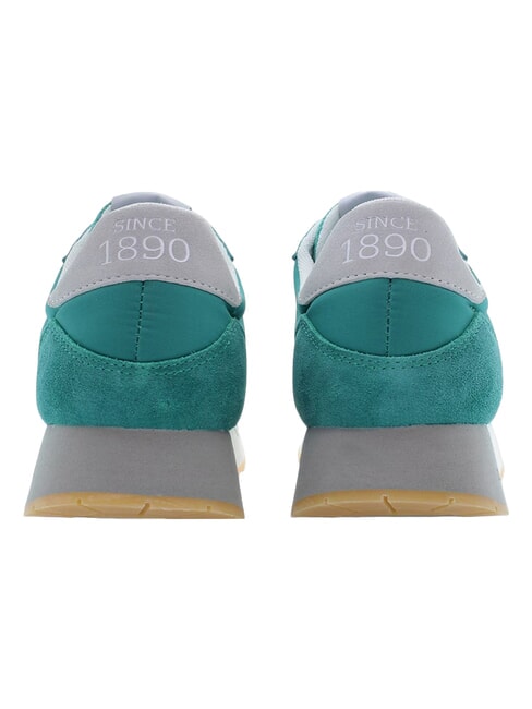 JAKE Mixed leather sneakers bayou green - Men&rsquo;s shoes