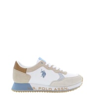 U.S. POLO ASSN. CLEEF Mixed leather sneakers - Men&rsquo;s shoes