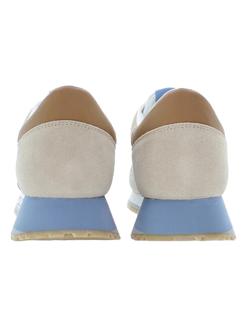 CLEEF Mixed leather sneakers white-light beige - Men&rsquo;s shoes