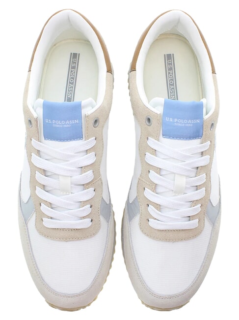 CLEEF Mixed leather sneakers white-light beige - Men&rsquo;s shoes