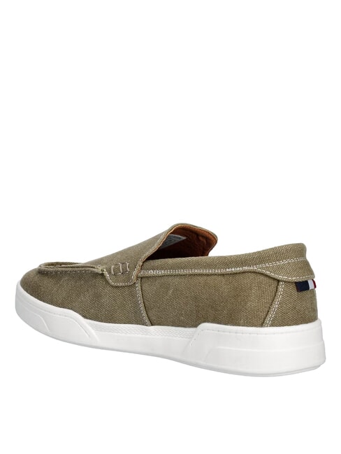 ALONSO Canvas moccasins dark olive - Men&rsquo;s shoes