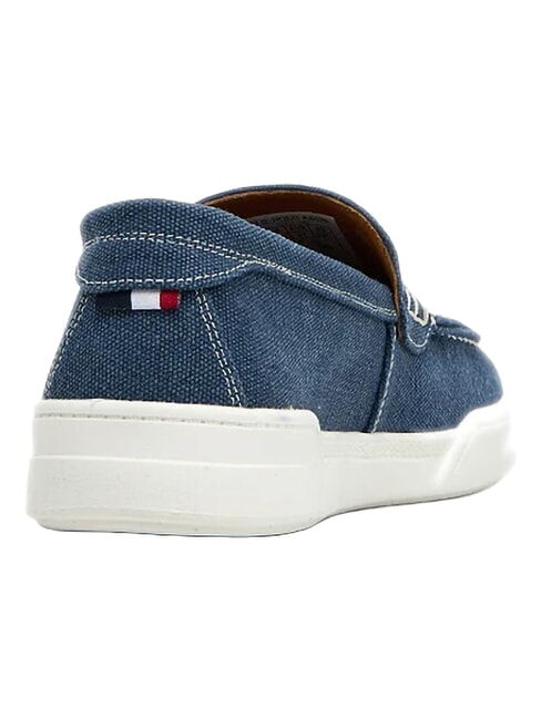 ALONSO Canvas moccasins blue flag - Men&rsquo;s shoes