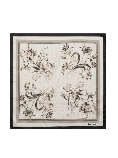 FIORI2 Scarf black flowers2 - Scarves
