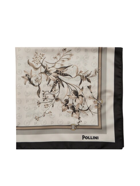 FIORI2 Scarf black flowers2 - Scarves
