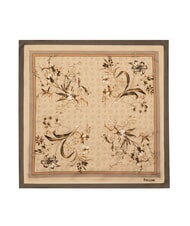 POLLINI FIORI2 Scarf brown flowers2 - Scarves - 2